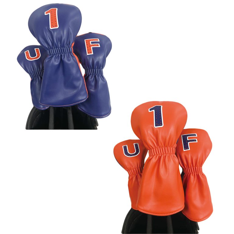 3 Pieces Universal Golf Club Headcover, for Driver Fairway Woods