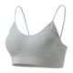 thumbnail image 5 of Pack de 6 sujetadores deportivos acolchados para mujer: sujetador bandeau con cuello en V, relleno extraíble, colores surtidos, tallas M-XL, 5 of 8