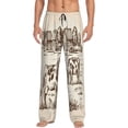 thumbnail image 1 of Balery Cows On The Farm Pantalones de pijama para hombre, pijama ultraligero, pantalón de descanso-Large, 1 of 6