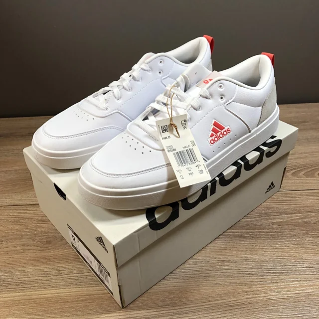 Ad-id-as Park Street Shoes White Red Sneakers Tennis New Men’s Size 11 ID5580