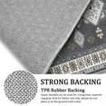 thumbnail image 4 of TECHVIDA 2'x8' Hallway Runner Rug Boho,Non Slip Machine Washable Rugs for Hallway Kitchen,Dark Grey, 4 of 10
