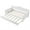 White, variant on Costway Twin Size Daybed with Trundle Solid Wood Sofa Bed with Slats Support Guest Bed Gray