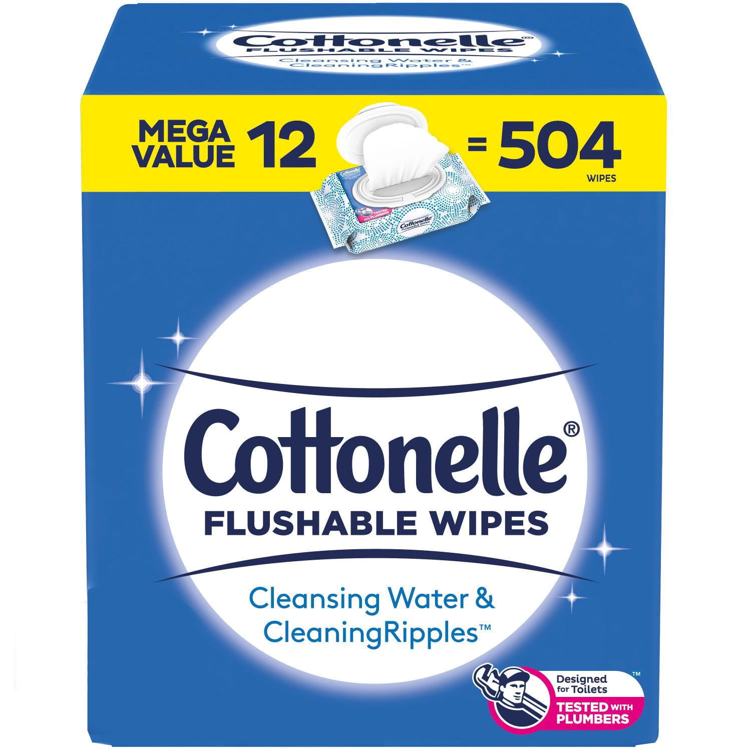 Cottonelle Flushable Wipes (504 ct.)