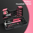 thumbnail image 3 of 39Pcs Essential Household Tools Kit with Toolbox Hand Tool Set Portable and Lightweight Basic Home Tool Set Emergency Tool Kit with General Tools, 3 of 7