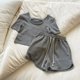 thumbnail image 2 of Conjunto de Pijama de dos piezas para mujer, ropa de dormir con bolsillos, ropa de noche informal, traje coreano para el hogar, 2023, 2 of 4