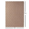 thumbnail image 3 of Tufted Indoor/Outdoor Rugs - Light Brown 5' x 7', 3 of 4