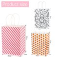thumbnail image 2 of Printed Gift Bags with Handles - Recyclable Party Favor Bags for Birthday, Wedding, Treats - 3 Sizes, 6 Colors, 2 of 5