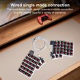 thumbnail image 3 of Teclado Ergonómico Dividido Soporte Intercambio Hot QMK/Vial (kit Eje) Rojo, 3 of 9