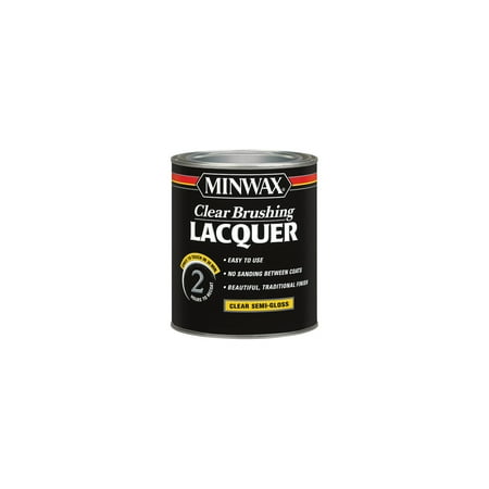 Ivory Lacquer Finish - Minwax® Clear Brushing Lacquer Semi-Gloss 1-Qt