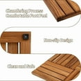 thumbnail image 5 of Utoplike Teak Wood Bath Mat, Wooden Shower Mat for Bathroom, 24 x 16 inch Non Slip Wood Floor Sturdy Mat for Inside Shower Luxury Spa Home or Outdoor, 5 of 7