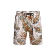 thumbnail image 1 of Txlixc Pantalones cortos de playa para hombres con cintura elástica, impresión hawaiana suelta Txlixc moda, 1 of 4