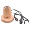 thumbnail image 1 of VONKY Wood Lamp Base Decoration Holder Bedroom Table Light Stand Accessories Type 2, 1 of 6
