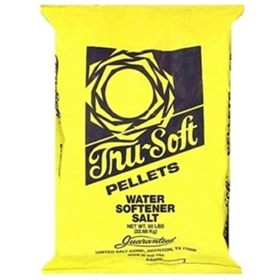 United Salt Corporation 8320 40,000 Grain Tru-Soft Water Softener Pellets, 40 lbs