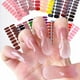 thumbnail image 2 of Pegatinas de uñas de Gel DIY, tiras de uñas de Color sólido de larga duración, parche deslizante, calcomanía de cubierta completa, parche de manicura, 2 of 7