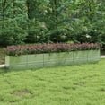 thumbnail image 1 of vidaXL Jardin Surélevé 600x80x77 cm Acier Galvanisé Argent, 1 of 4