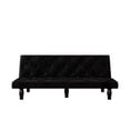 thumbnail image 5 of Leumius Modern Velvet Fabric 66" Upholstered Futon Sofa Bed, 5 of 6