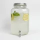 thumbnail image 4 of Dispensador De Bebidas Transparente, Vitrolero Estilo Mason Vidrio con Tapa Acero Inoxidable y Llave Plástico, Capacidad 8 Litros, 4 of 7