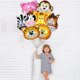 thumbnail image 5 of Bewildely 1 pieza de globos de papel de aluminio de animales grandes, globo temático de fiesta destacado de cumpleaños, decoración de cebra, Tigre, Kits de decoración para fiestas No.09 Bewildely HA002737-09, 5 of 6