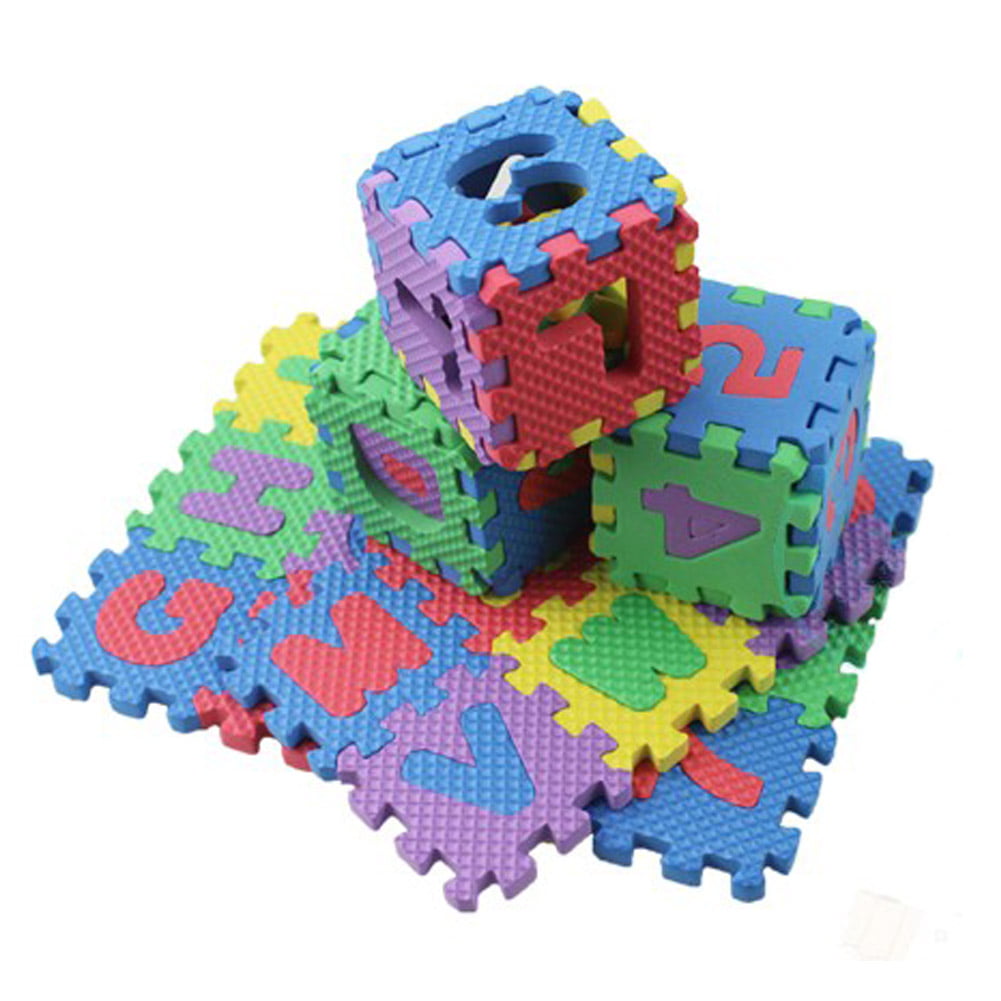 1 Set 36pcs New Alphabet Letters Numbers Puzzle Foam Play Mats For Children Kids 
