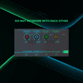 thumbnail image 4 of 6 Channels Stereo Headphone Amplifier Mini Portable Earphone Splitter Low-Noise Audio Mixer for Recording Studio,Green, 4 of 8