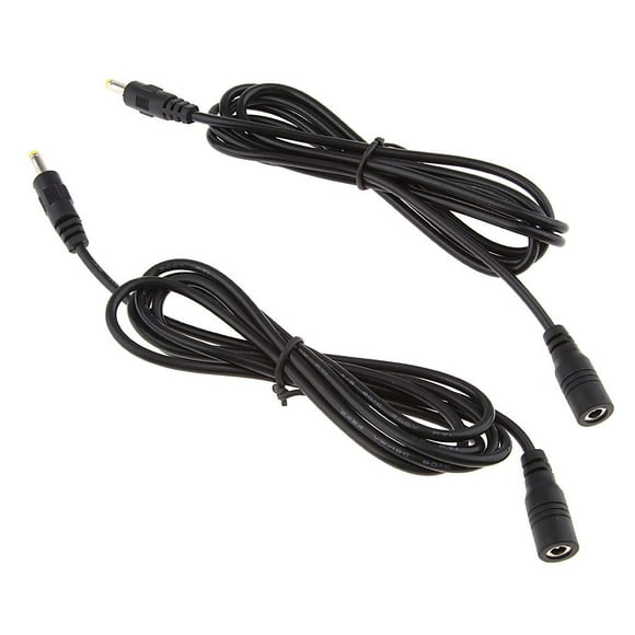 2Pcs 4.0mm/1.7mm Male To e 12V DC Cable Power Supply Adapter