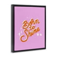 thumbnail image 2 of Stupell Industries Eclectic Born To Shine on Pink Black Floating Frame Canvas Art, 17 x 21, by Indira Prieto | IndySign, 2 of 8