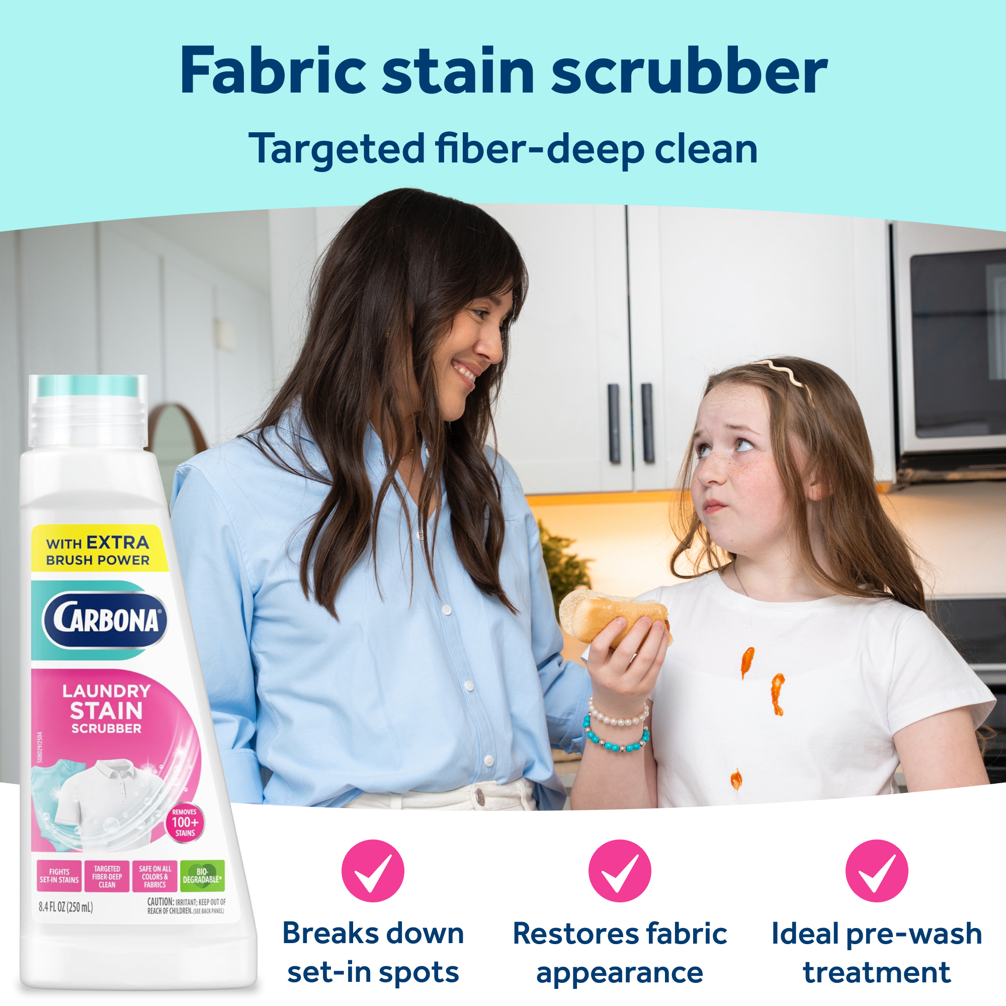 Carbona Stain Scrubber, 8.4 oz Laundry Stain Remover photo 2