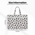 thumbnail image 3 of Kdxio Poodle Dog File Tote Document Bag Business Briefcase Bag Document Organizer Tote Briefcase for Letter A4 Files Business Teacher Office Bag, 3 of 8