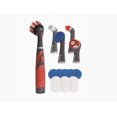 thumbnail image 1 of Rubbermaid 2124405 Trousse Complète pour la Maison avec Brosse Nettoyante Puissante, 18 Pcs, Rouge et Gris, 1 of 7