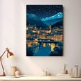 thumbnail image 2 of Grenoble Travel Canvas Art Print, France Wall Canvas Starry Night, Grenoble Canvas Painting decorFrance Travel Picture -97AZ538, 2 of 2