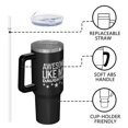 thumbnail image 4 of OBREWU Awesome Like My Daughter Tumbler with Handle and Lid,40oz Awesome Like My Daughter Double Wall Vacuum Insulated Tumbler,Awesome Like My Daughter Cups Gift for Women and Men, 4 of 7