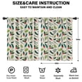 thumbnail image 2 of Blackout Kids Curtains,Green and Red Christmas Holly Pattern Childrens Insulated Curtains Set Of 2,Bedroom Essentials,Toddler Room Decor 42"x54", 2 of 5