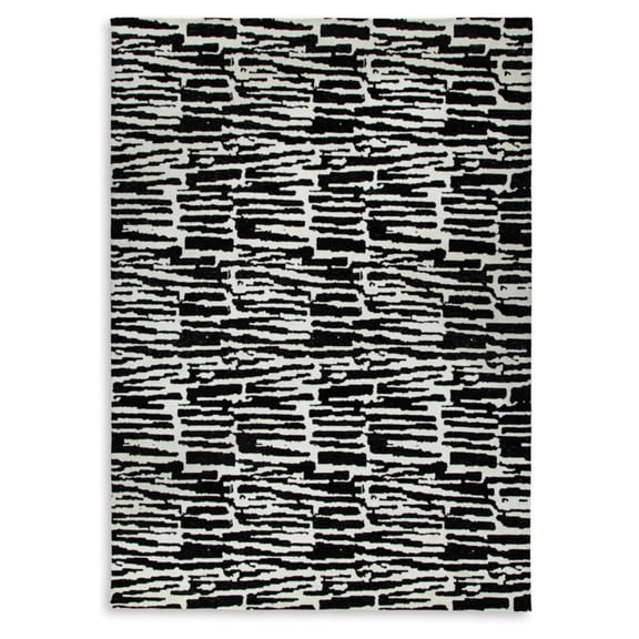 Signature Design by Ashley Bramshaw Black & Ivory Extra Large Rug