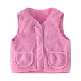 thumbnail image 5 of QWERTY Toddler Thick Zipper Vest Warm Sleeveless Jacket for Boys Girls Spring Winter Coat Size 9-10 Years, 5 of 5