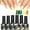 H, variant on 6-Bottle Gel Nail Polish Set #21 - Base and Top Coat Gel Nail Polish Set, 6Pcs X 8.5Ml, Nail Polish Easter Mother'S Day Nail Care Makeup Organizers