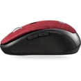 thumbnail image 5 of Adesso iMouse S80 2.4Ghz Fabric Wireless Red Fabric Mini Optical Mouse, 5-Button Red, 5 of 8