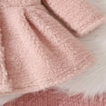 thumbnail image 7 of Mwjwdo Toddler Baby Girl Fall Winter Clothes Sherpa Trench Coat Fleece Princess Dress Coat Jacket Kids Overcoat Pink 5 Years, 7 of 7