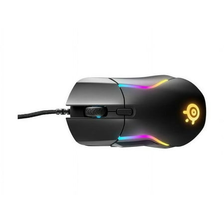 SteelSeries - Rival 5 Wired Optical Gaming Mouse with RGB Lighting - Black