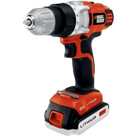 Refurbished Black & Decker 20-Volt Max Lithium-Ion Cordless Drill/Driver-LDX220SB