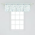 thumbnail image 2 of Ambesonne Seahorse Valance Pack of 2, Nautical Outline Animal, 54"X18", Pale Blue Grey Sea Blue, 2 of 3