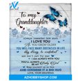 thumbnail image 2 of To My Granddaughter Always Remember How Much I Love You Blanket Gift From, 2 of 3