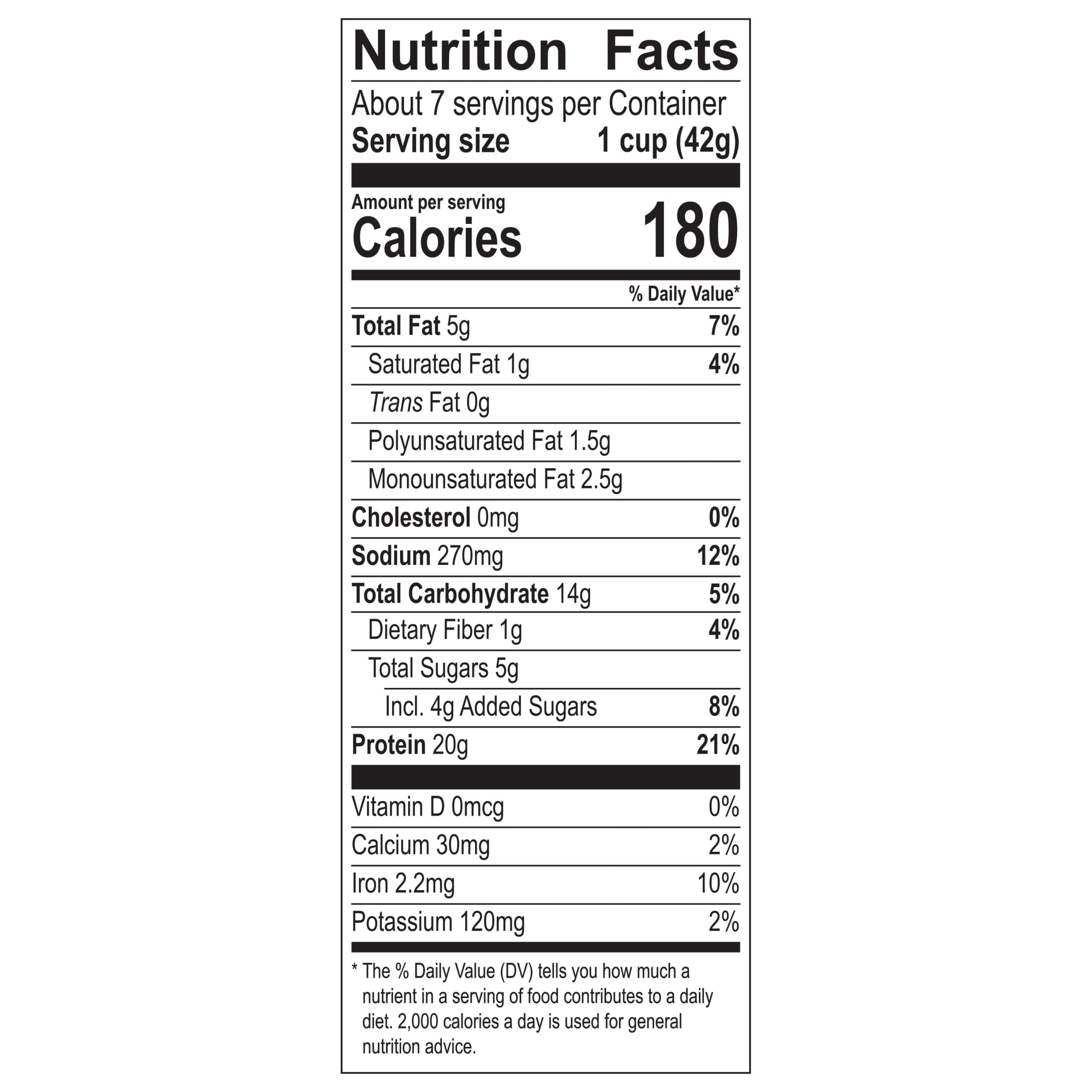 (2 pack) Post Premier Protein Chocolate Almond Cereal, Chocolatey Protein Cereal, Crunchy 11 oz Box