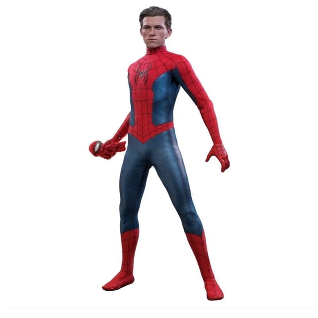 Figura Hot Toys MMS679 - Marvel Comics - Spider Man : No Way Home - Spider Man New Red And Blue Suit Standard Version
