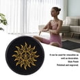 thumbnail image 4 of Pierre Rune, Pierre Gravée Dorée Noire pour Yoga Méditation Relaxation Type 1,Type 2, 4 of 7