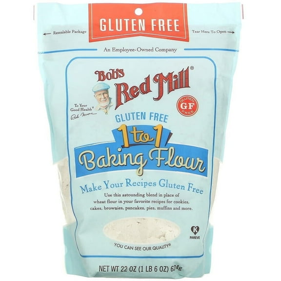Bob's Red Mill, 1 to 1 Baking Flour, Gluten Free, 22 oz