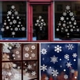 thumbnail image 4 of Less Than 5 Stickers 9PCS Christmas Electrostatic Snowflake Stickers PET Blue Bottom Paper Wall Stickers Christmas Snowflake Window Glass Door and Window Stickers, 4 of 8