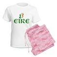 thumbnail image 6 of CafePress - EIRE (IRELAND) Women's Light Pajamas - Women's Short Sleeve Print T-Shirt and Pants Light Cotton Pajama Set, 6 of 7