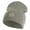 Grey, variant on Arizona Sun Embroidered 8 inch Acrylic Short Blank Beanie - Black OSFM