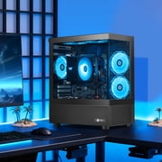 Ningmei Lumishore Gaming PC AMD Ryzen 5 5600GT 16GB RAM 1TB SSD WiFi PC Gaming Black