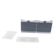 thumbnail image 2 of Soporte para Ahorro de jabonera para Plato jabonera Soporte para jabonera de Plástico ABS con Ganchos de Tapa Abatible Organizador de Estante para Caja de Drenaje para Colgar ANGGREK Otros, 2 of 8